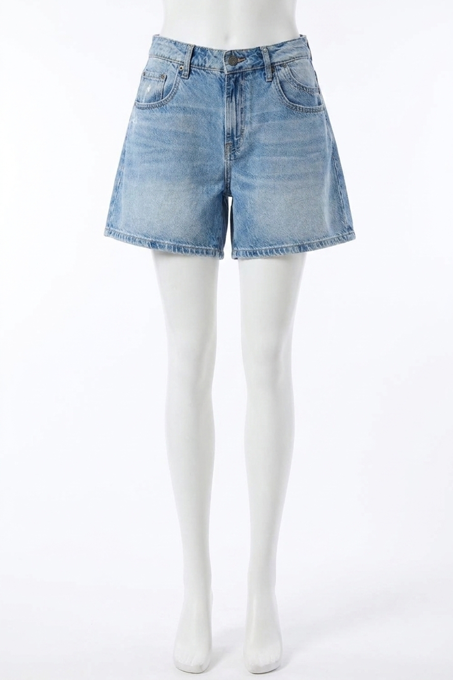 NEW HIDDEN marlin classic barrel shorts in medium wash